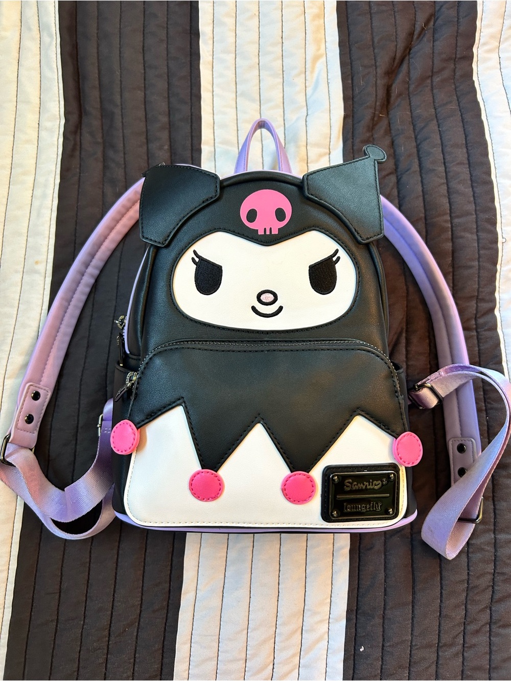 Sanrio x Loungefly Kuromi Figural Mini Backpack